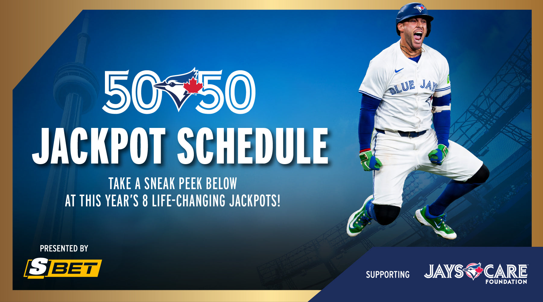Jackpot Calendar New – Jays Care 50/50