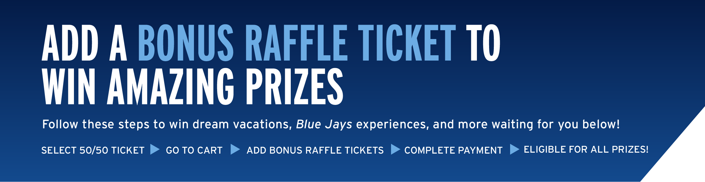 Bonus Raffle – Jays Care 50/50